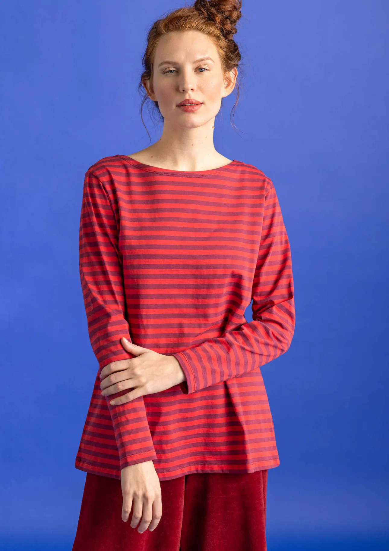 Gudrun Sjödén Basic-Streifenshirt aus Bio-Baumwolle> Pullover & Shirts