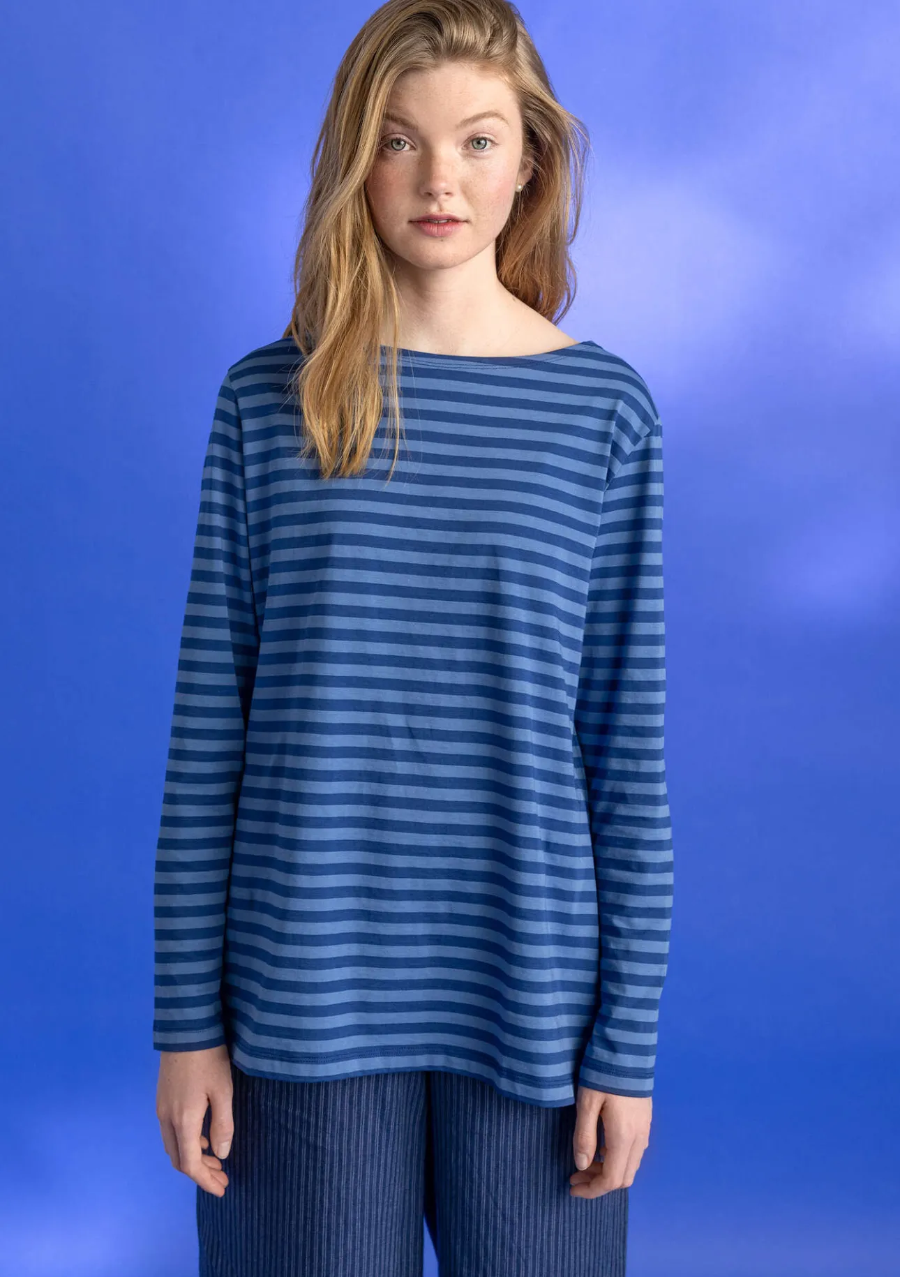 Gudrun Sjödén Basic-Streifenshirt aus Bio-Baumwolle> Pullover & Shirts