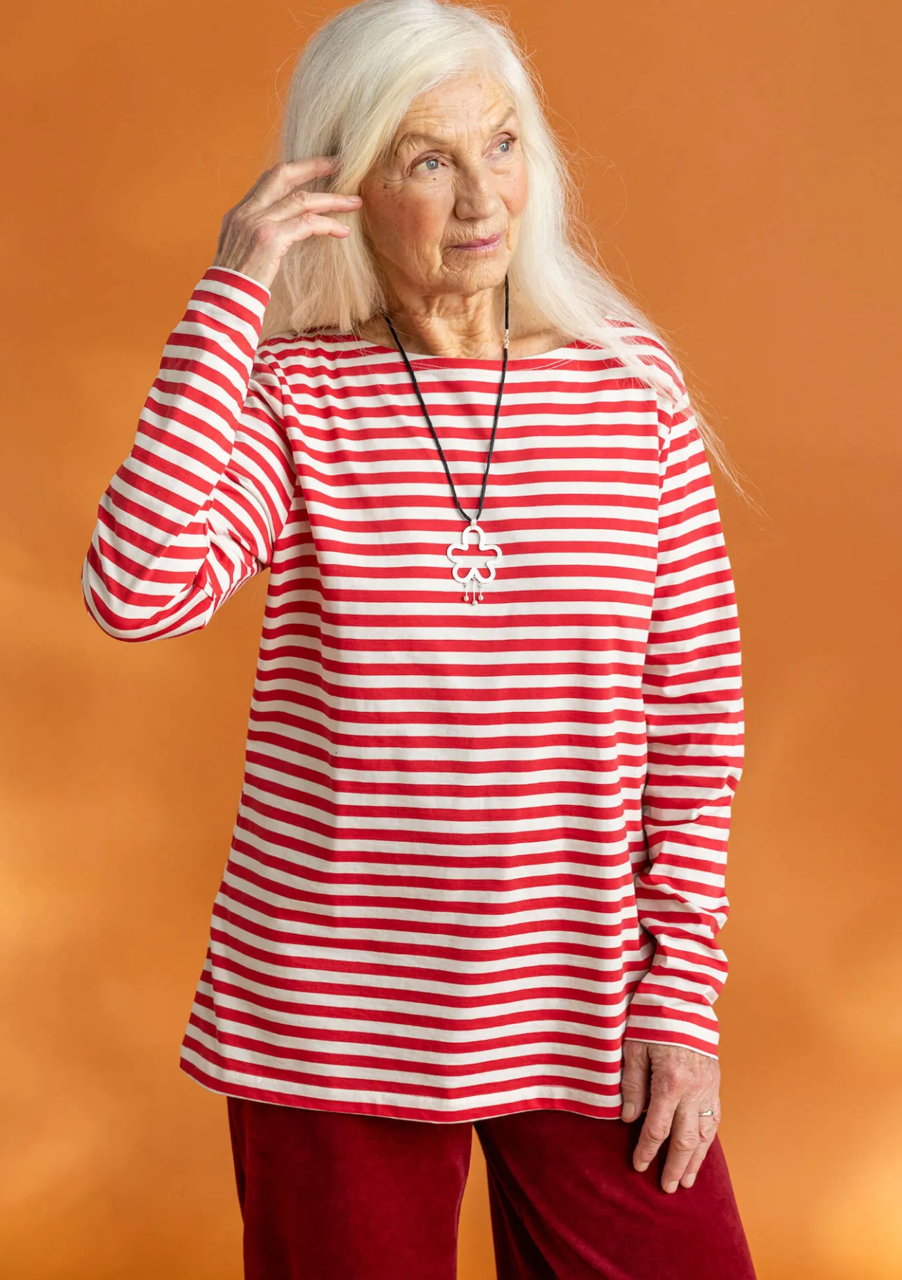 Gudrun Sjödén Basic-Streifenshirt aus Bio-Baumwolle> Pullover & Shirts