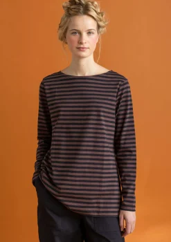Gudrun Sjödén Basic-Streifenshirt aus Bio-Baumwolle><noscript><img width=
