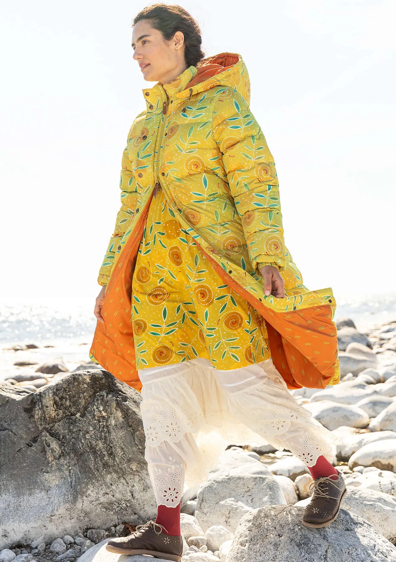 Gudrun Sjödén Daunenmantel „Bhumika“ aus Recycling-Polyester/Daunen> Jacken & Mäntel