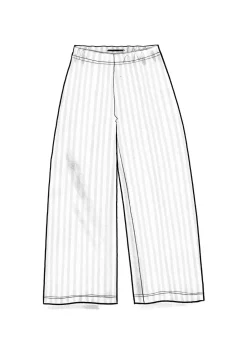 Gudrun Sjödén Gestreifte Jerseyhose aus Bio-Baumwolle/Modal><noscript><img width=