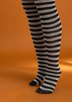 Gudrun Sjödén Gestreifte Strumpfhose aus Bio-Baumwolle> Accessoires