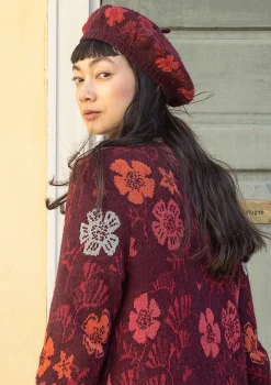 Gudrun Sjödén Gestrickte Baskenmütze „Gnistra“ aus Alpakawollgemisch/Bio- und Recycling-Baumwolle> Accessoires
