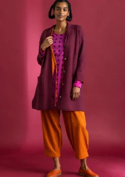 Gudrun Sjödén Gestrickter Blazer aus gefilzter Bio-Wolle> Jacken & Mäntel|Strickjacken
