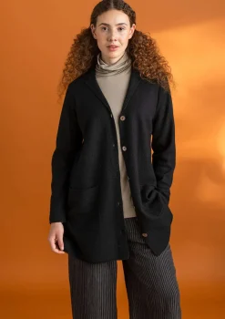 Gudrun Sjödén Gestrickter Blazer aus gefilzter Bio-Wolle> Jacken & Mäntel|Strickjacken
