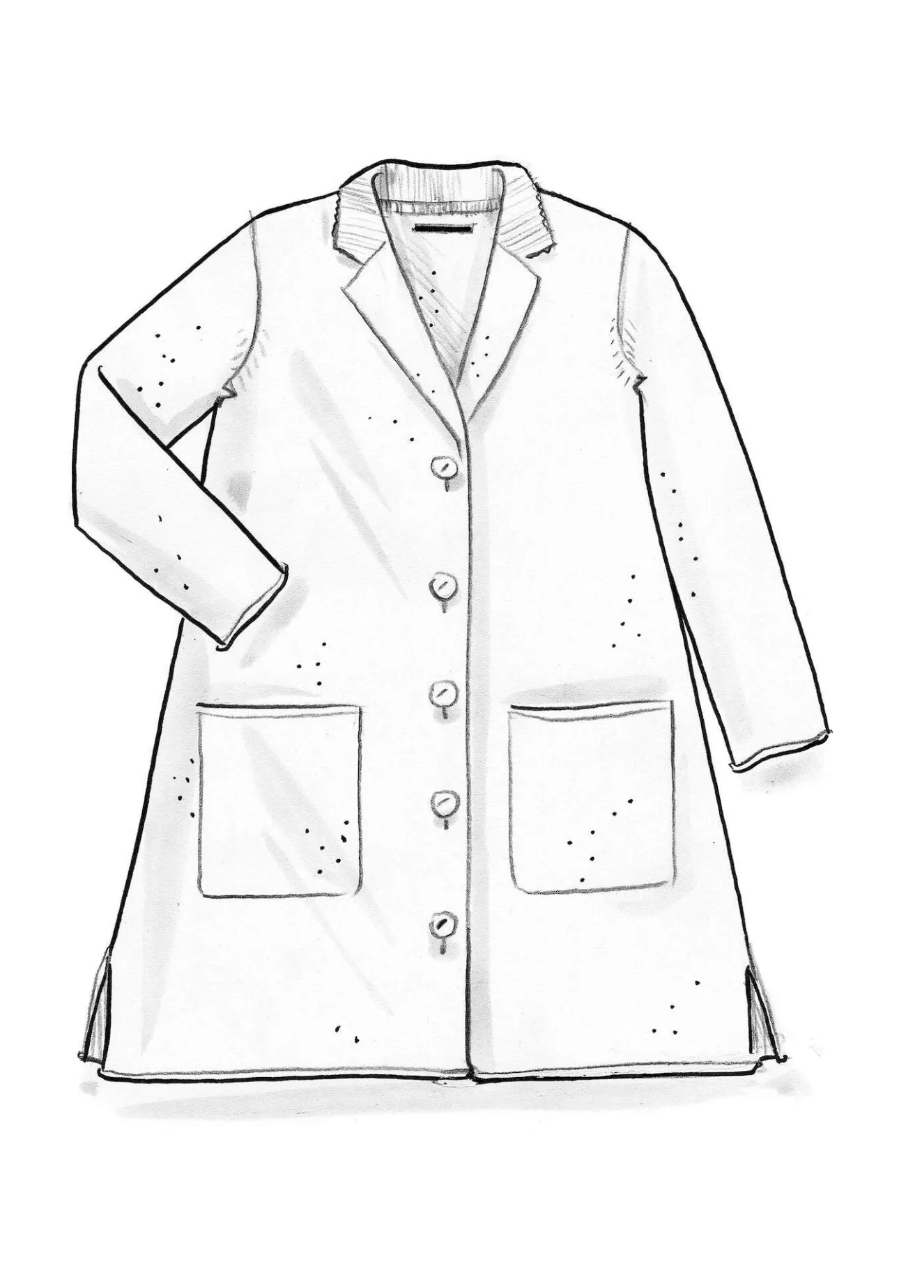 Gudrun Sjödén Gestrickter Blazer aus gefilzter Bio-Wolle> Jacken & Mäntel|Strickjacken