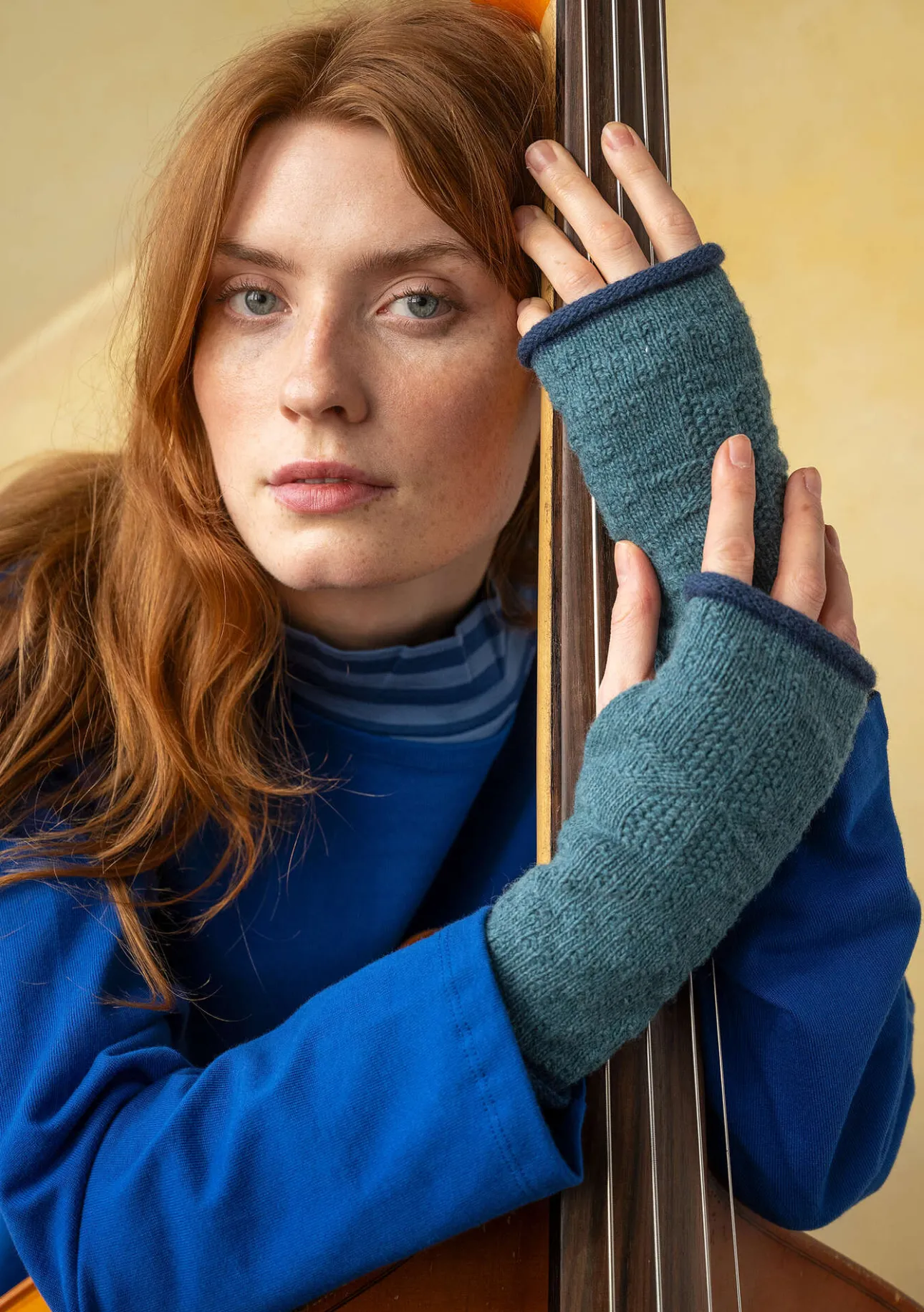 Gudrun Sjödén Handstulpen „Vega“ aus Recycling-Wolle/Lammwolle> Accessoires