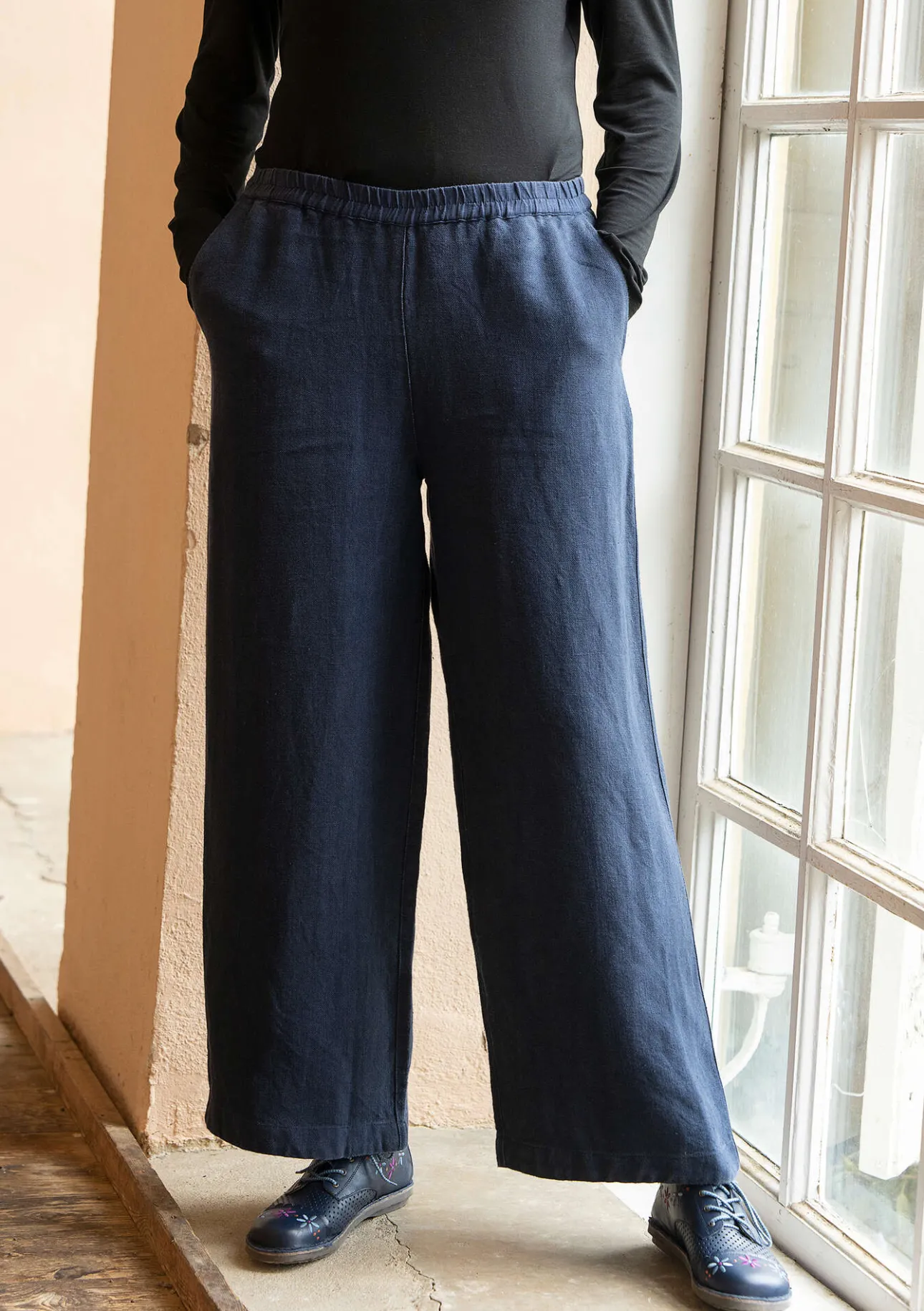 Gudrun Sjödén Hose aus Leinengewebe> Hosen