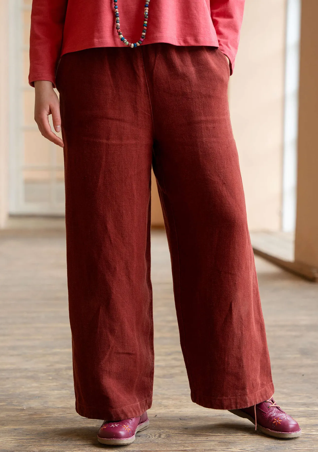Gudrun Sjödén Hose aus Leinengewebe> Hosen