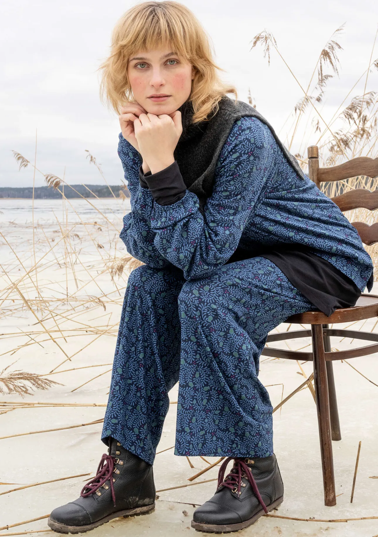 Gudrun Sjödén Jerseyhose „Aurora“ aus Bio-Baumwolle/Modal/Elasthan> Hosen