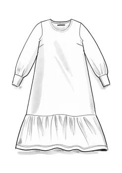 Gudrun Sjödén Jerseykleid aus Bio-Baumwolle/Leinen> Kleider