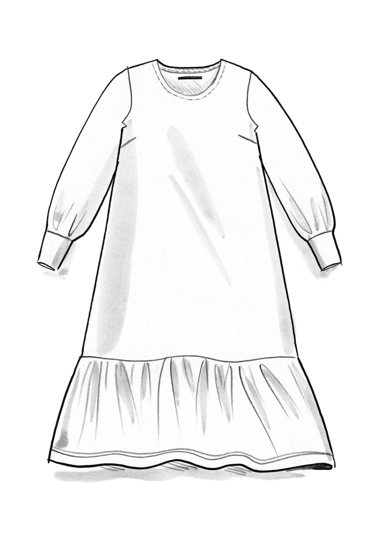 Gudrun Sjödén Jerseykleid aus Bio-Baumwolle/Leinen> Kleider