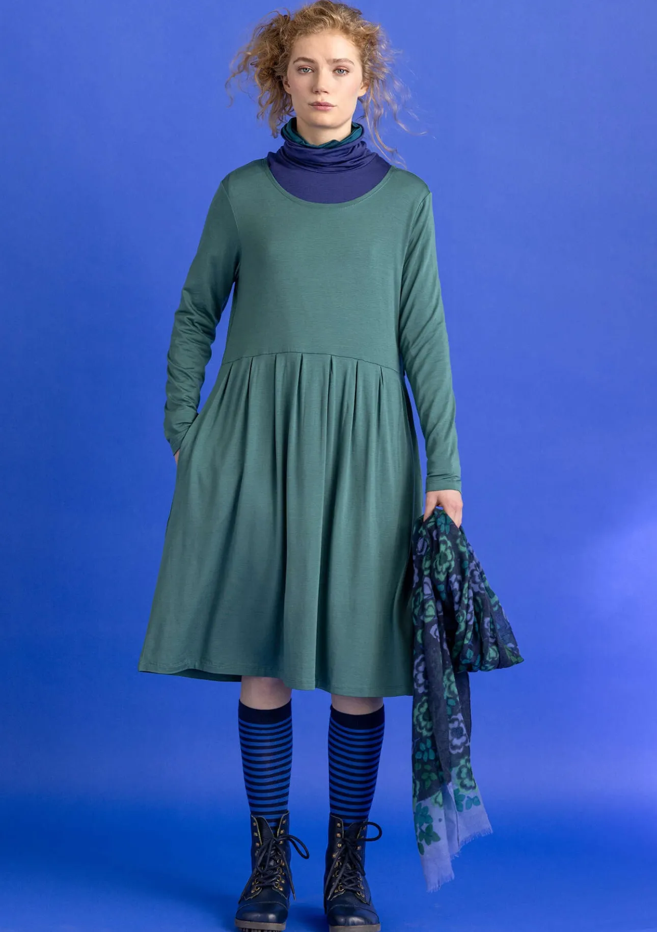 Gudrun Sjödén Jerseykleid „Helga“ aus Lyocell/Elasthan> Kleider