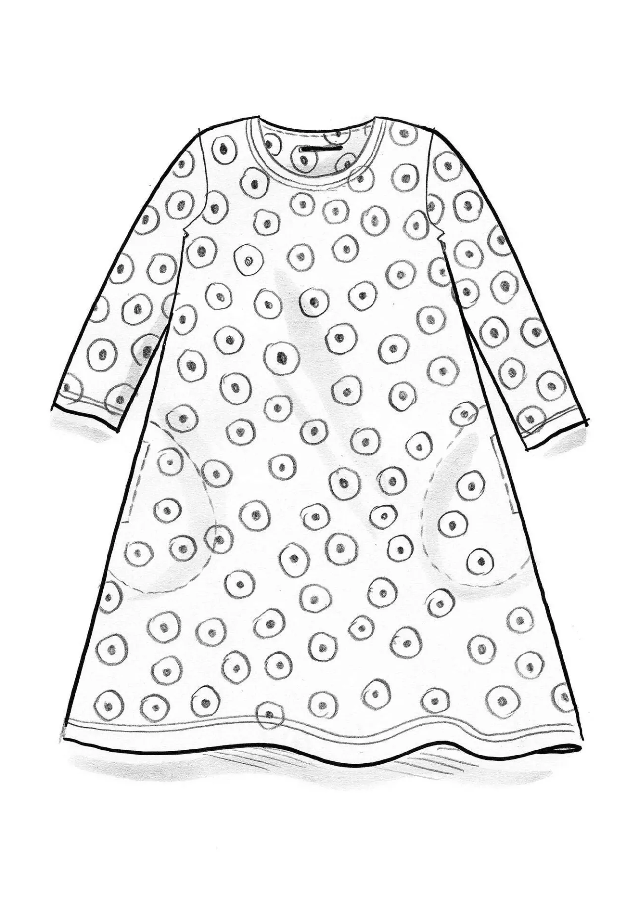 Gudrun Sjödén Jerseykleid „Nicole“ aus Bio-Baumwolle/Modal> Kleider