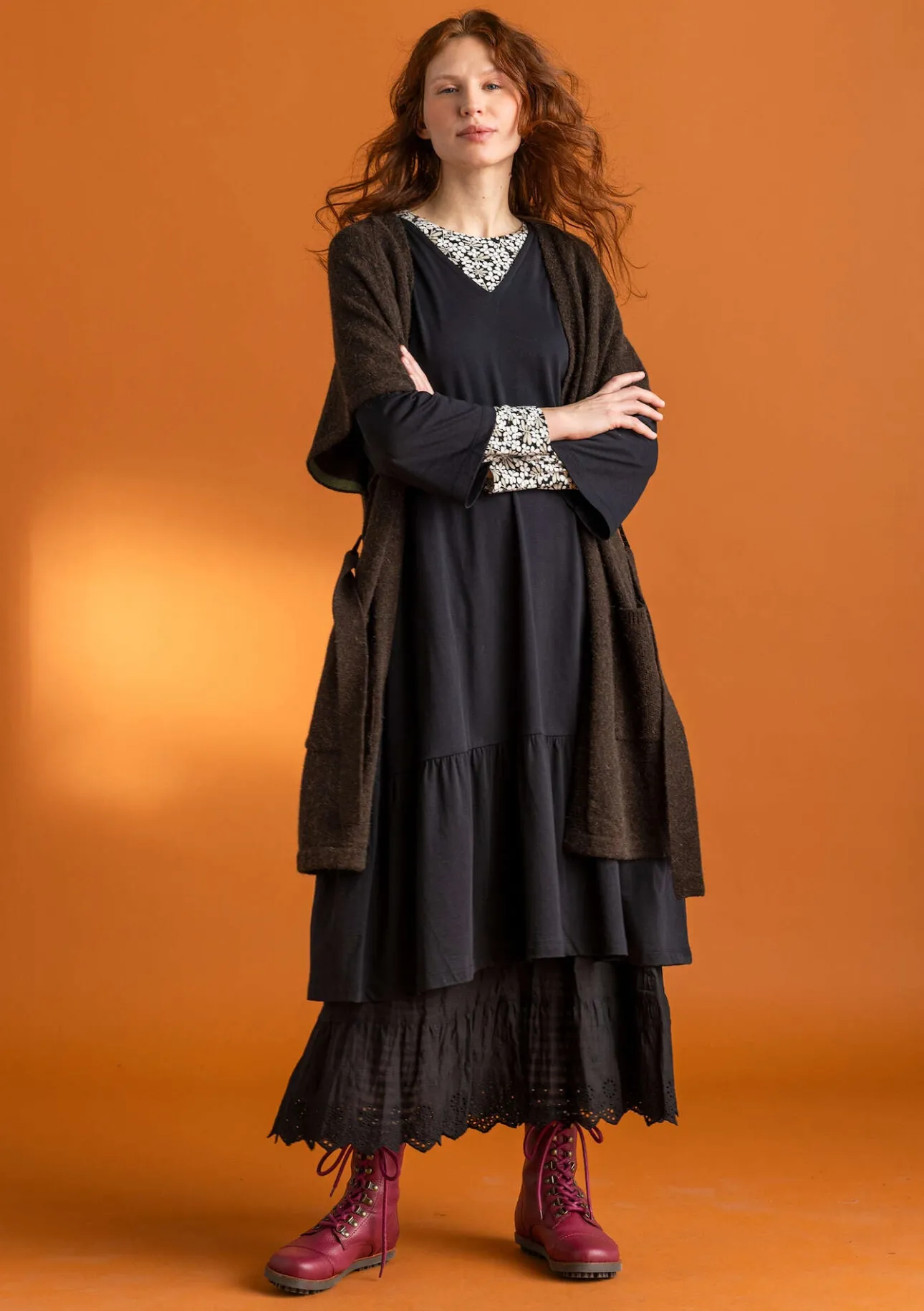 Gudrun Sjödén Jerseykleid „Tyra“ aus Bio-Baumwolle/Modal> Kleider