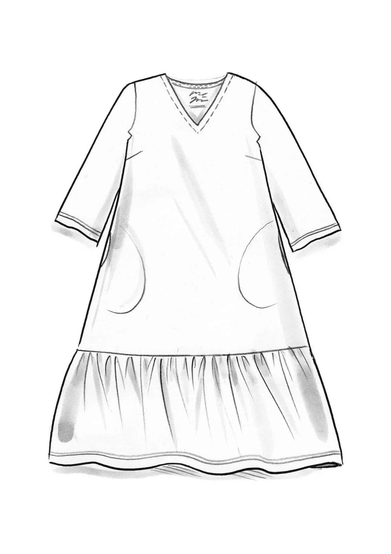 Gudrun Sjödén Jerseykleid „Tyra“ aus Bio-Baumwolle/Modal> Kleider