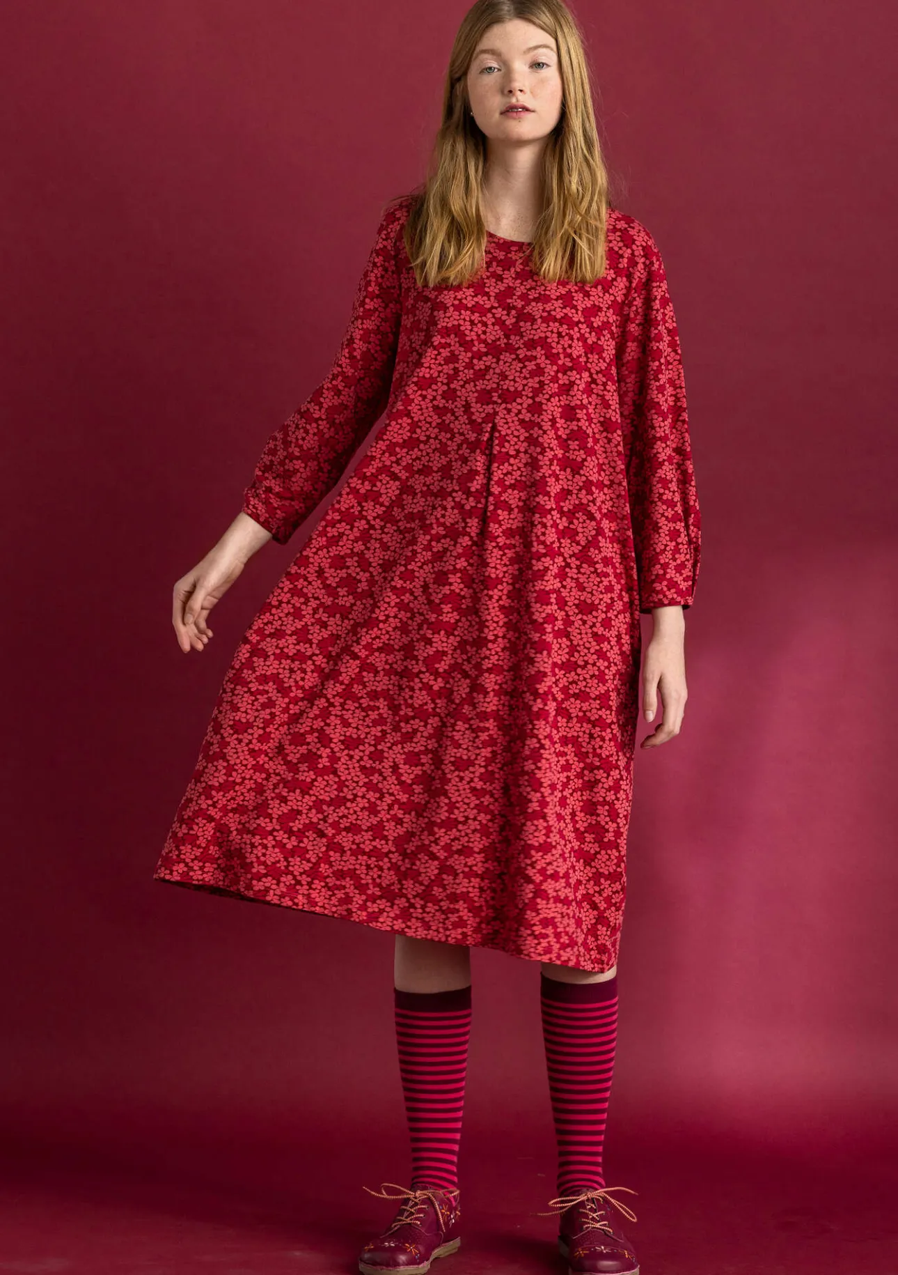 Gudrun Sjödén Jerseykleid „Ylva“ aus Bio-Baumwolle/Elasthan> Kleider