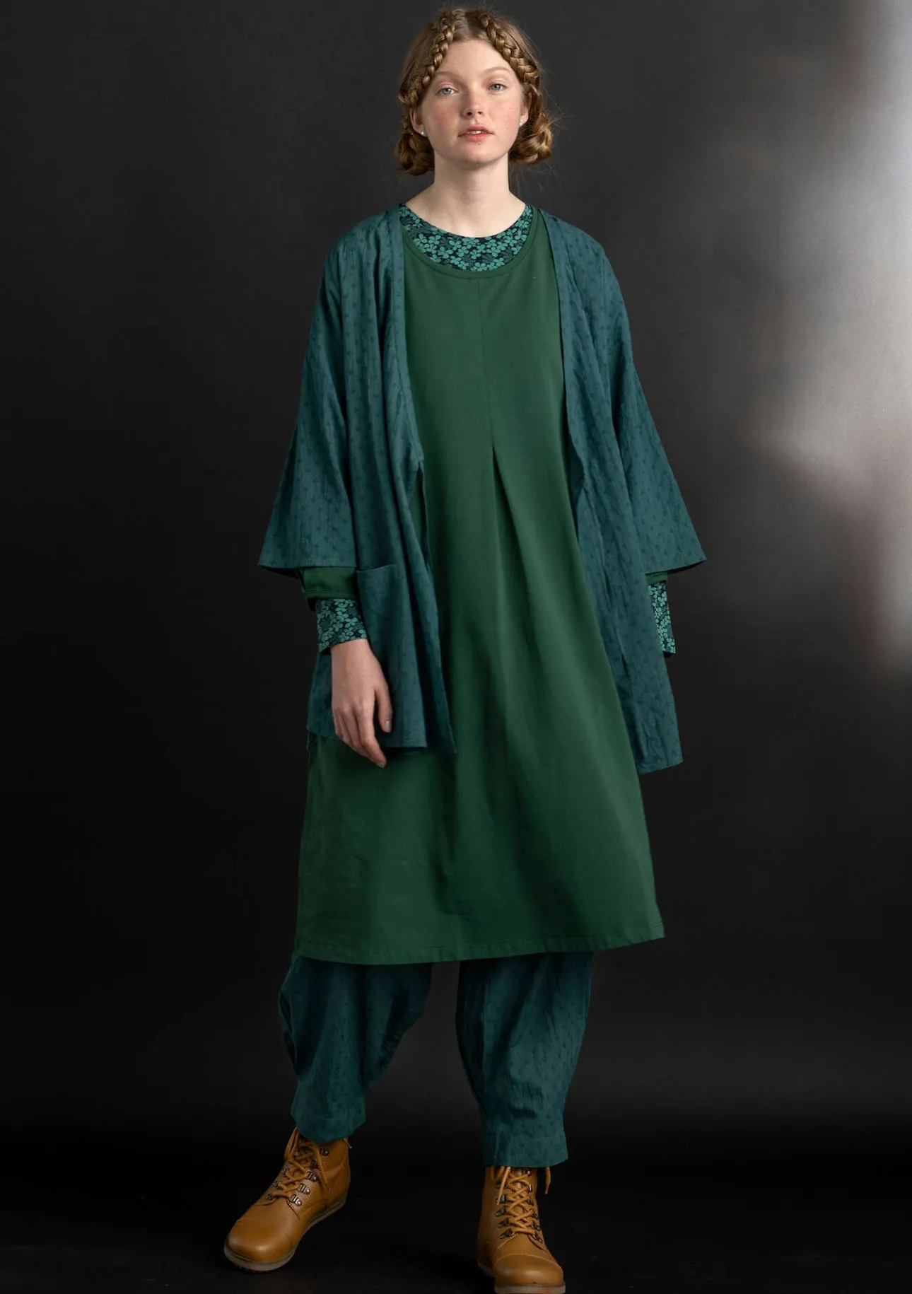 Gudrun Sjödén Jerseykleid „Ylva“ aus Bio-Baumwolle/Elasthan> Kleider