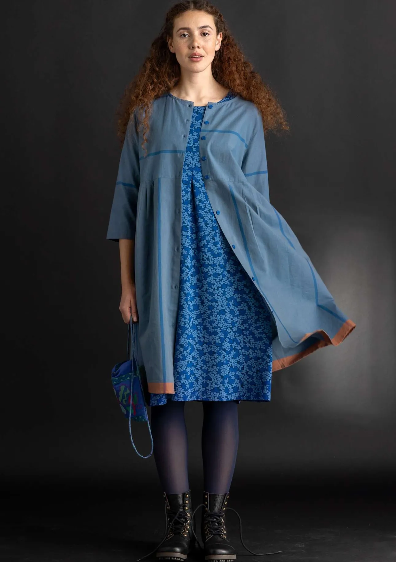 Gudrun Sjödén Jerseykleid „Ylva“ aus Bio-Baumwolle/Elasthan> Kleider
