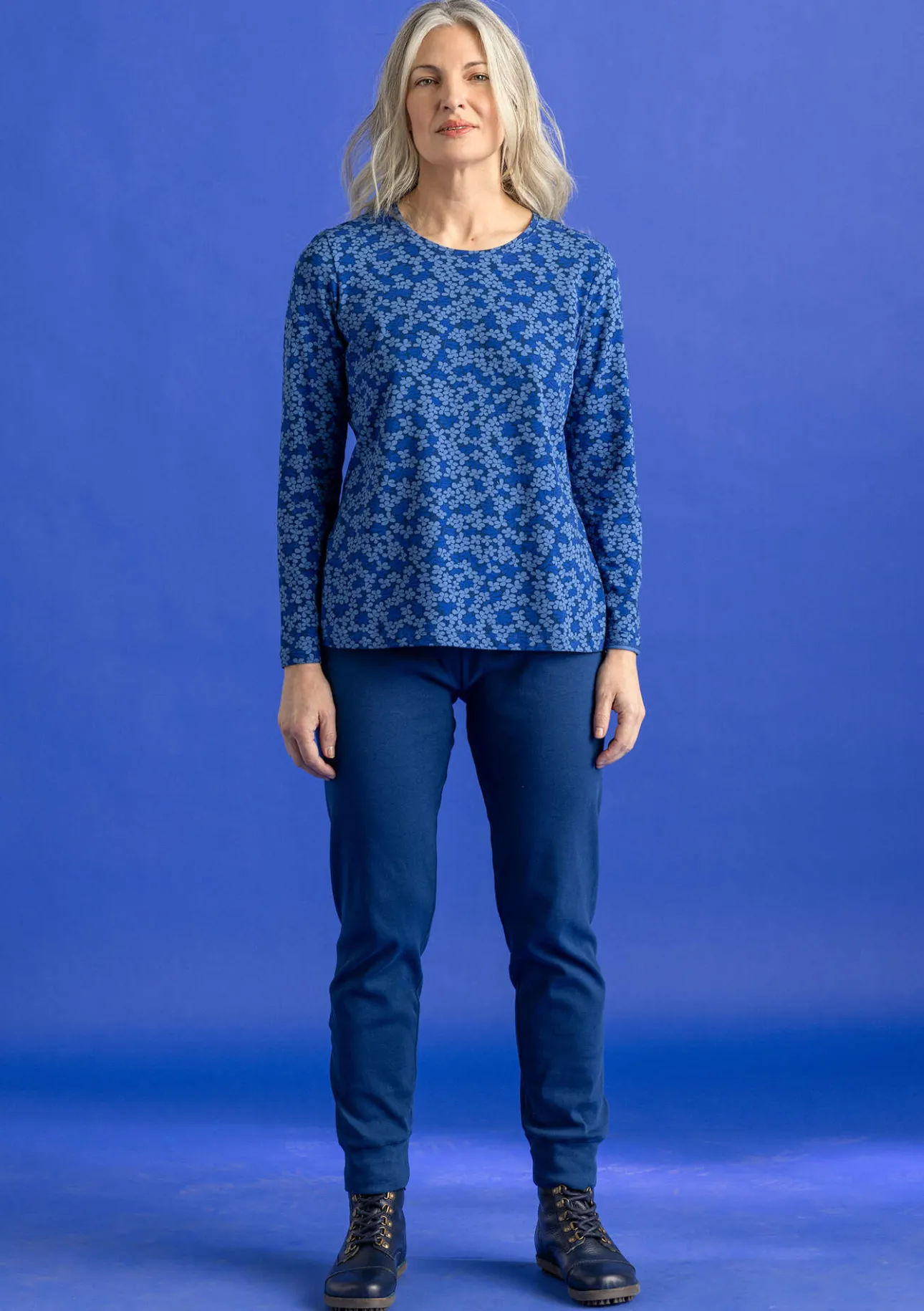 Gudrun Sjödén Jerseyleggings aus Bio-Baumwollripp> Leggings