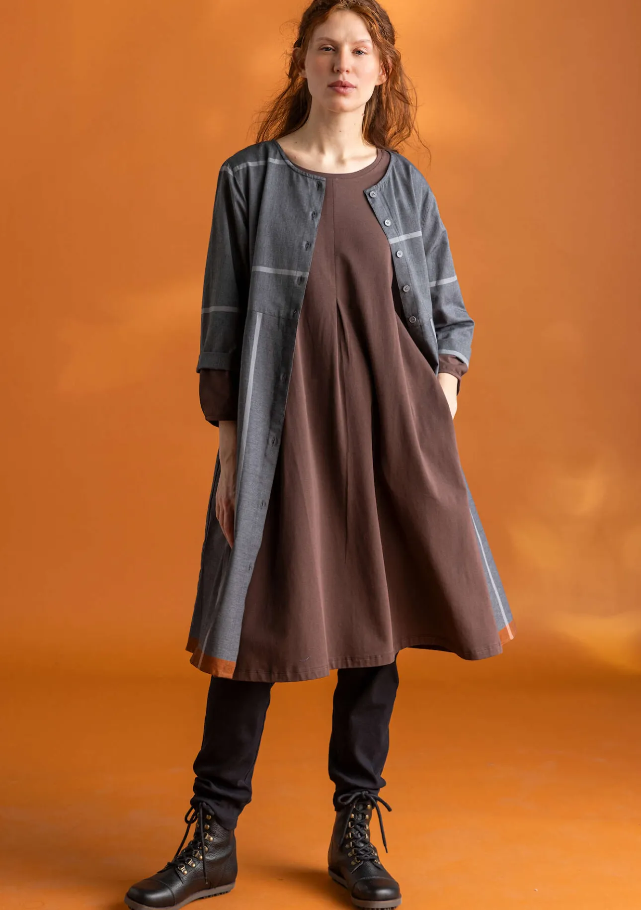 Gudrun Sjödén Jerseyleggings aus Bio-Baumwollripp> Leggings