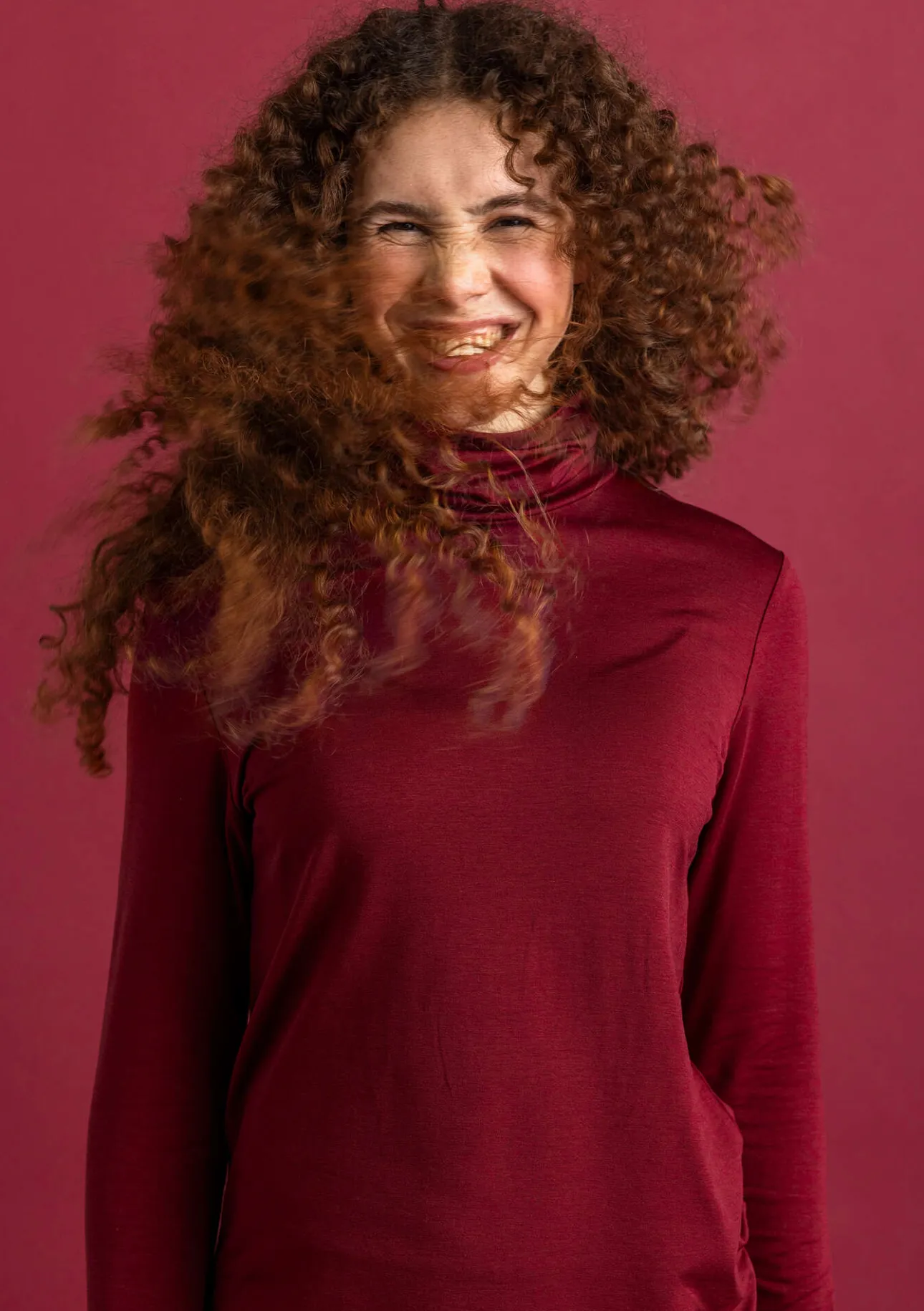 Gudrun Sjödén Jersey-Rollkragenshirt aus Lyocell/Elasthan> Pullover & Shirts