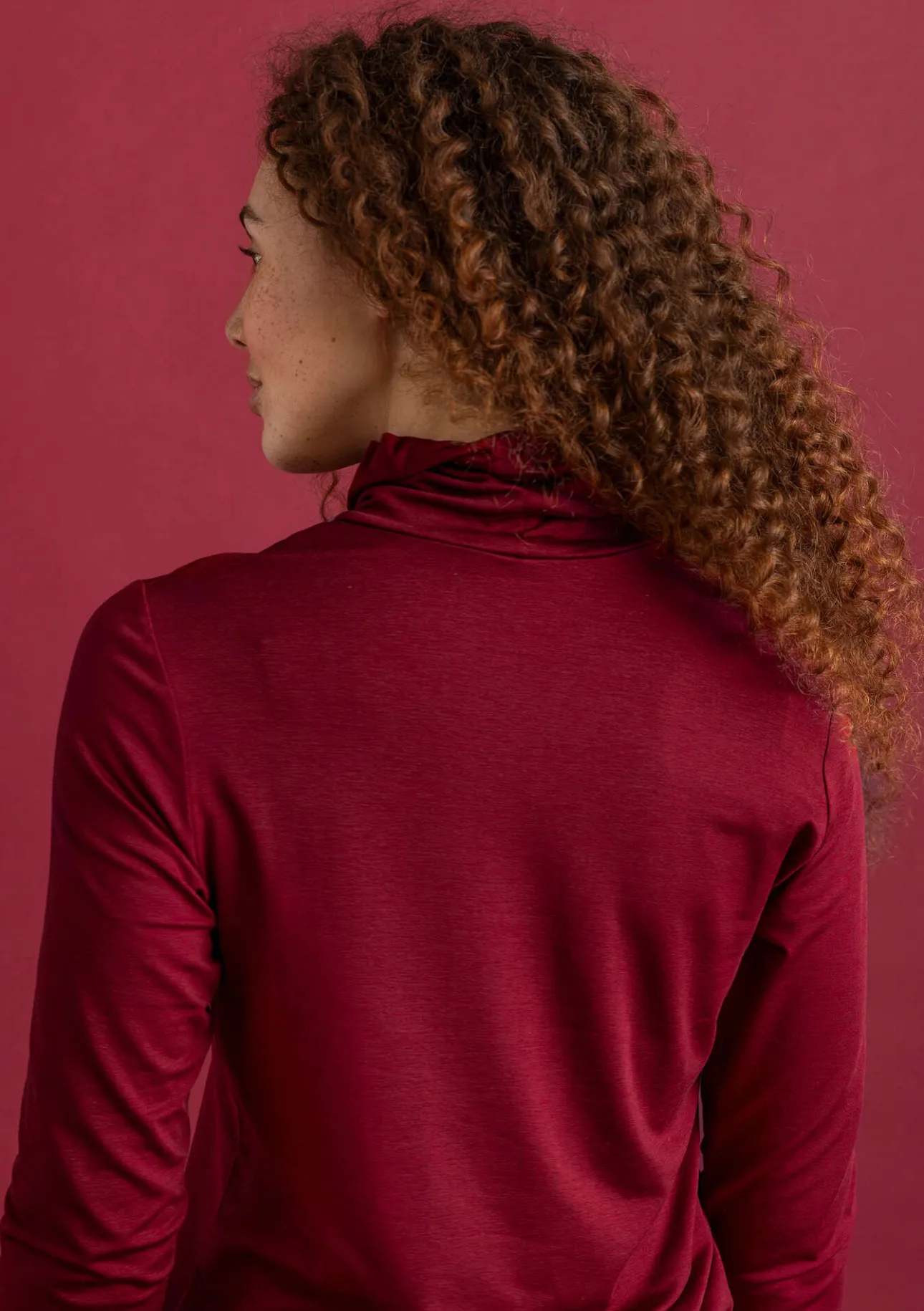 Gudrun Sjödén Jersey-Rollkragenshirt aus Lyocell/Elasthan> Pullover & Shirts
