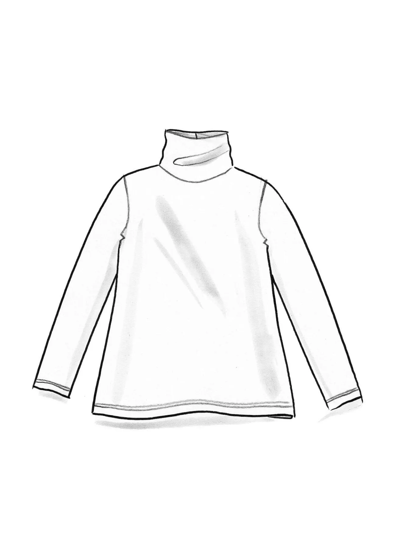 Gudrun Sjödén Jersey-Rollkragenshirt aus Lyocell/Elasthan> Pullover & Shirts