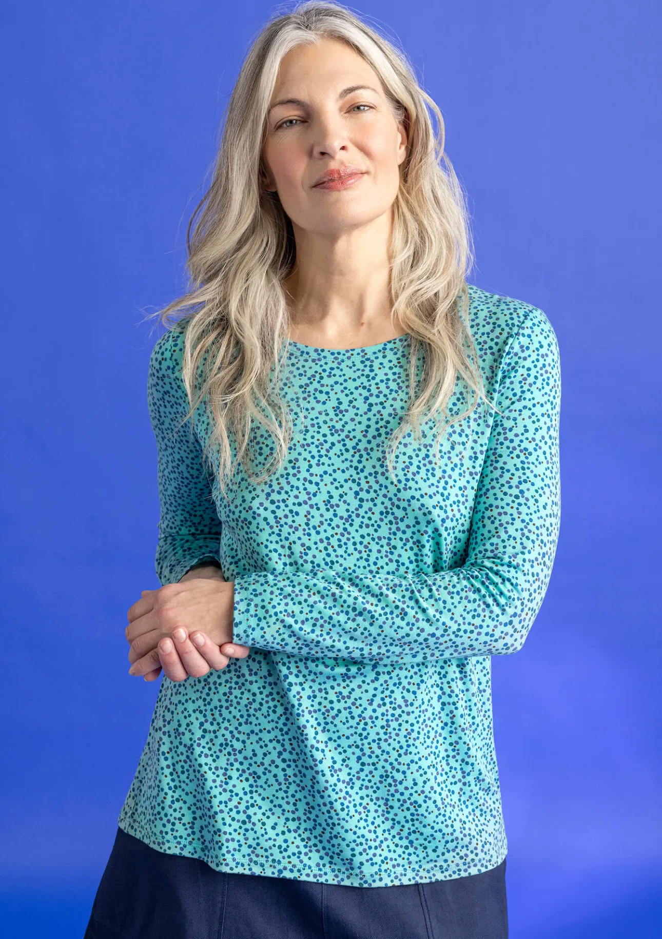 Gudrun Sjödén Jerseyshirt „Helga“ aus Lyocell/Elasthan> Pullover & Shirts