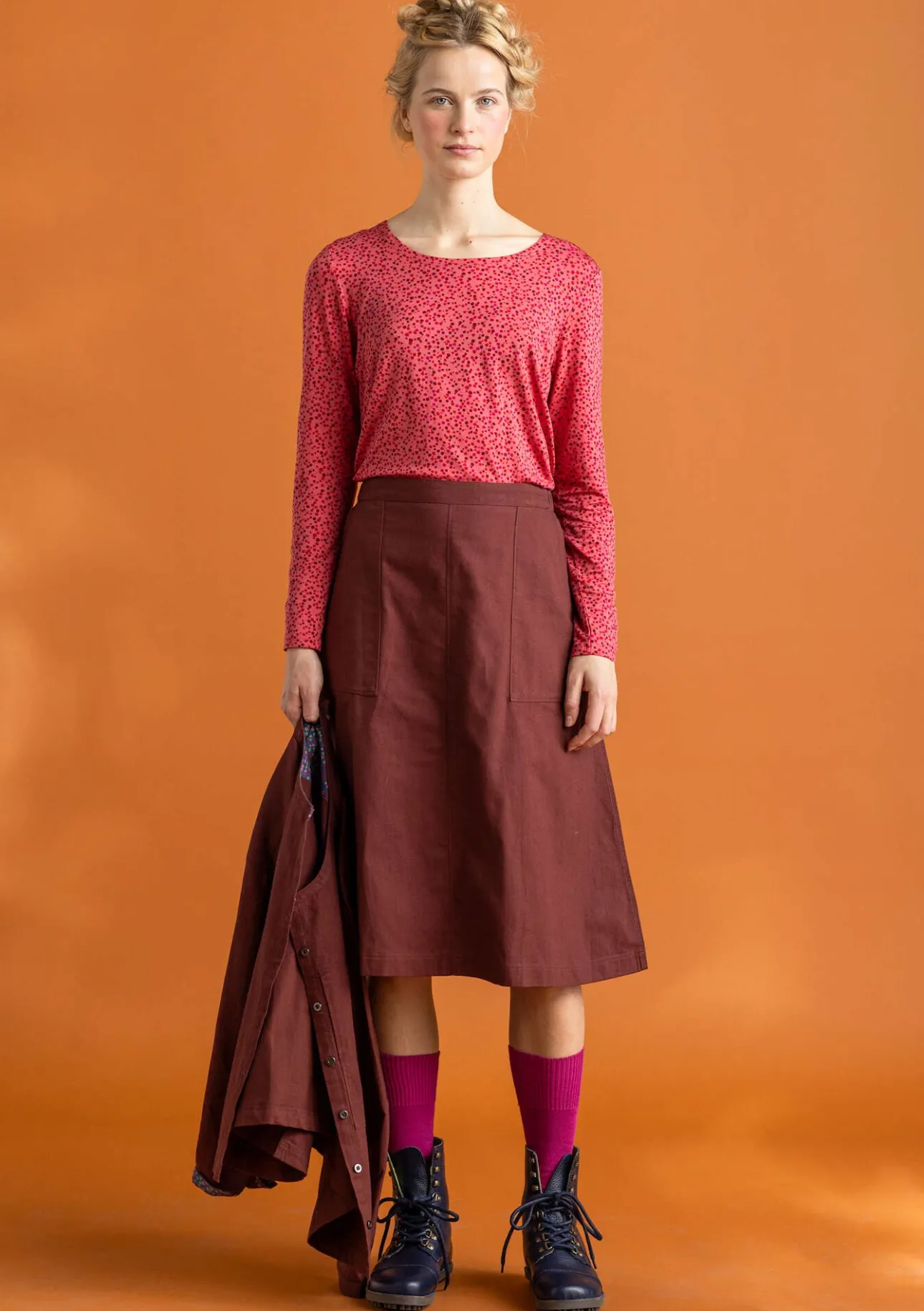 Gudrun Sjödén Jerseyshirt „Helga“ aus Lyocell/Elasthan> Pullover & Shirts