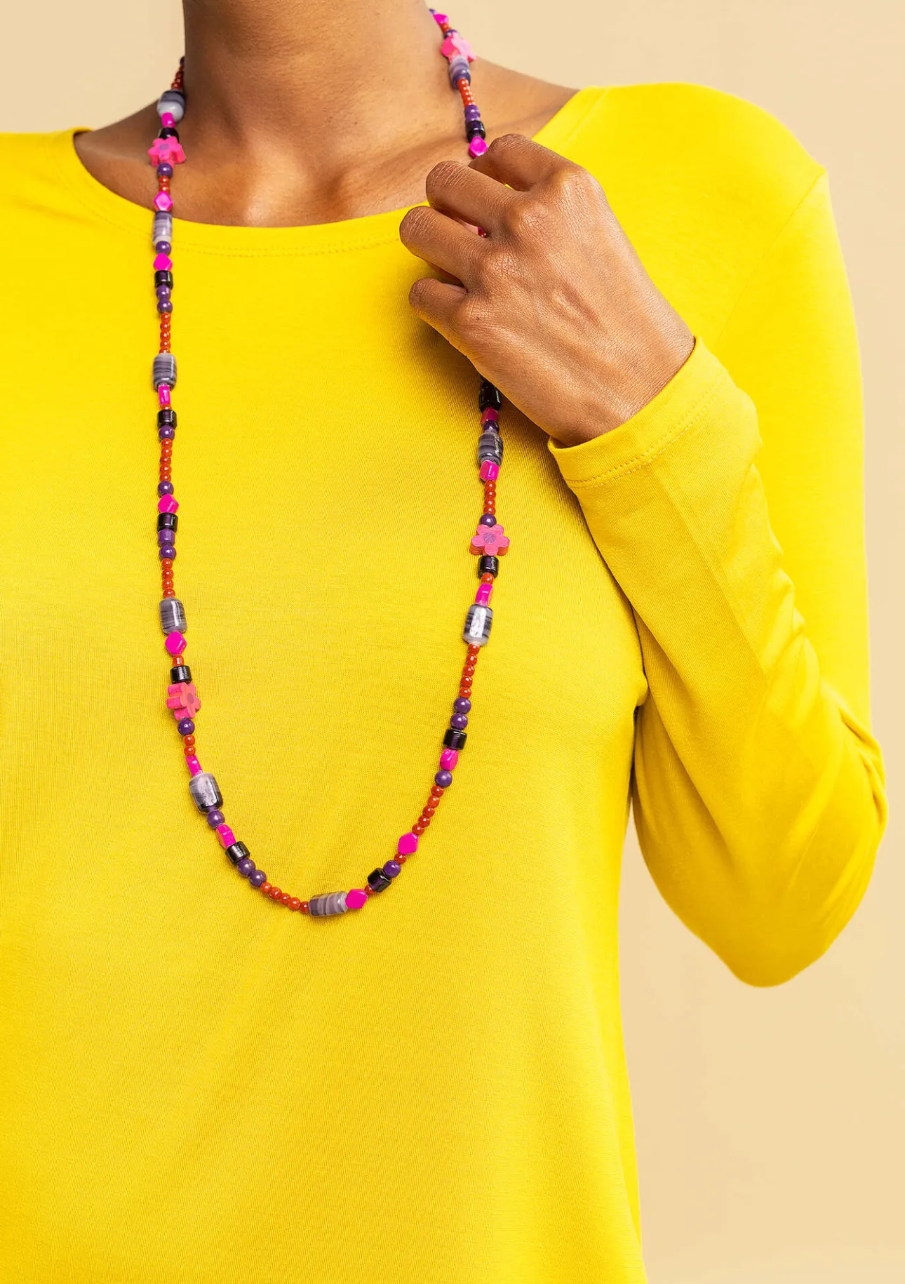 Gudrun Sjödén Kette „Jane“ aus Recycling-Glasperlen> Accessoires|Schmuck