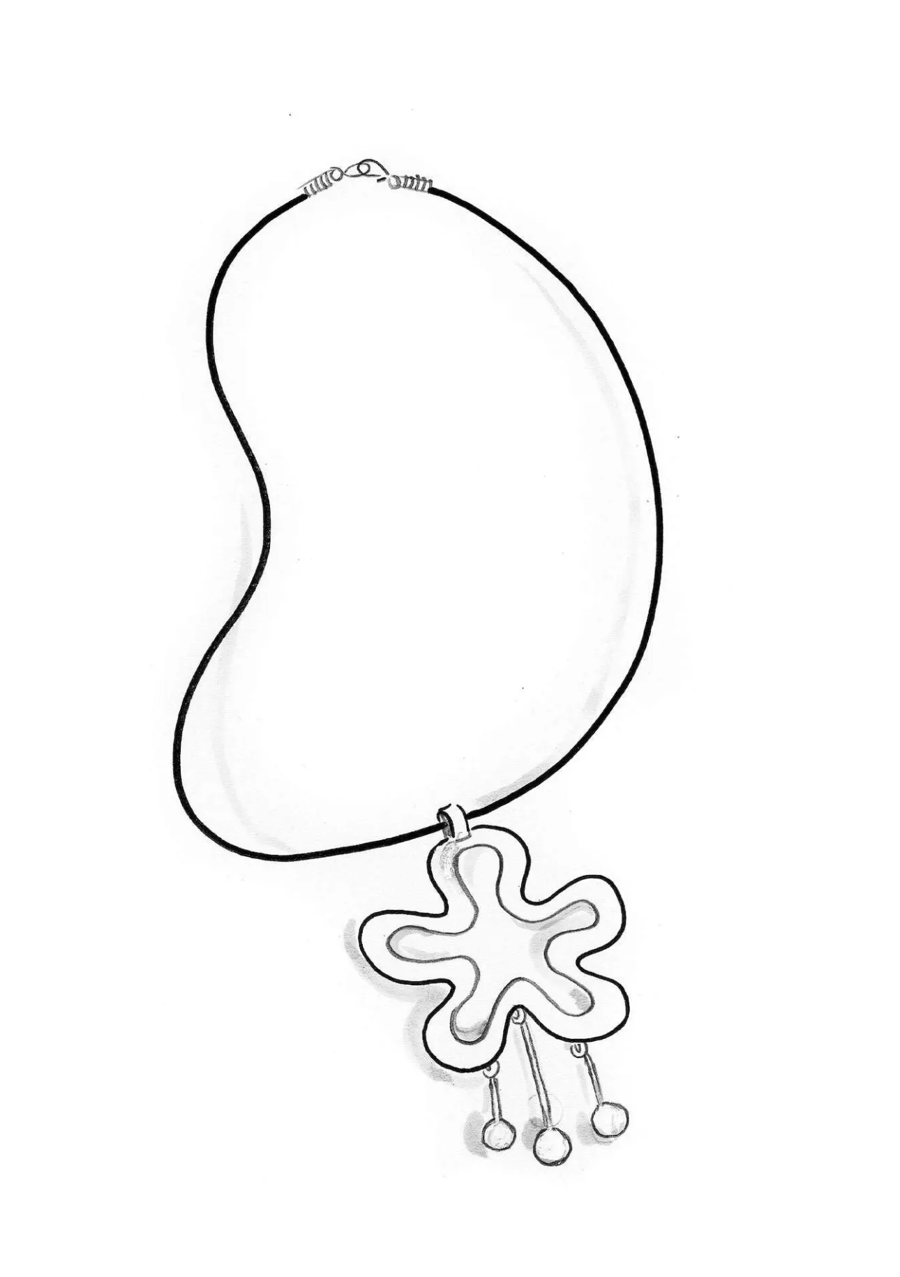 Gudrun Sjödén Kettenanhänger „Orchid“ aus> Accessoires|Schmuck