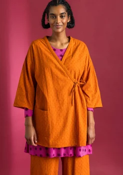 Gudrun Sjödén Kimono aus Bio-Baumwolldobby> Blusen