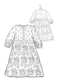 Gudrun Sjödén Kleid „Asta“ aus Bio-Baumwollgewebe><noscript><img width=