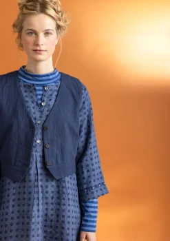 Gudrun Sjödén Kleid „Asta“ aus Leinengewebe> Kleider