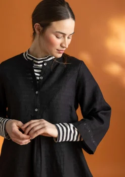 Gudrun Sjödén Kleid „Asta“ aus Leinengewebe> Kleider