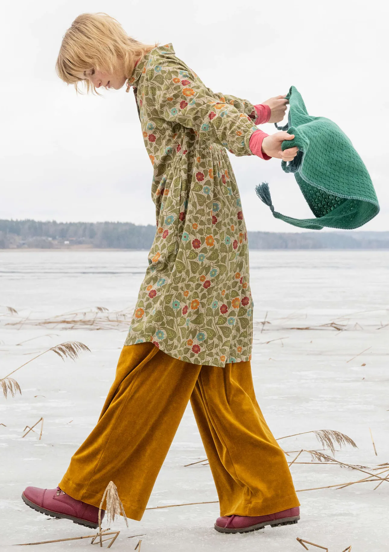 Gudrun Sjödén Kleid „Borealis“ aus Bio-Baumwollgewebe> Kleider