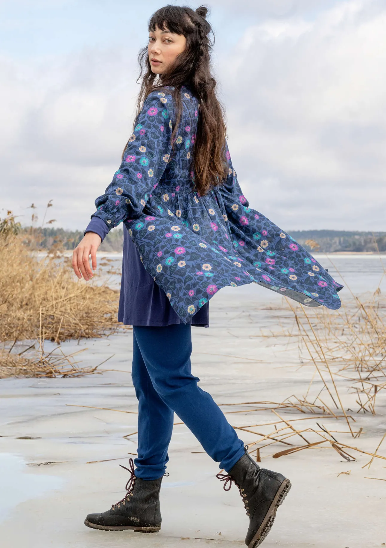 Gudrun Sjödén Kleid „Borealis“ aus Bio-Baumwollgewebe> Kleider