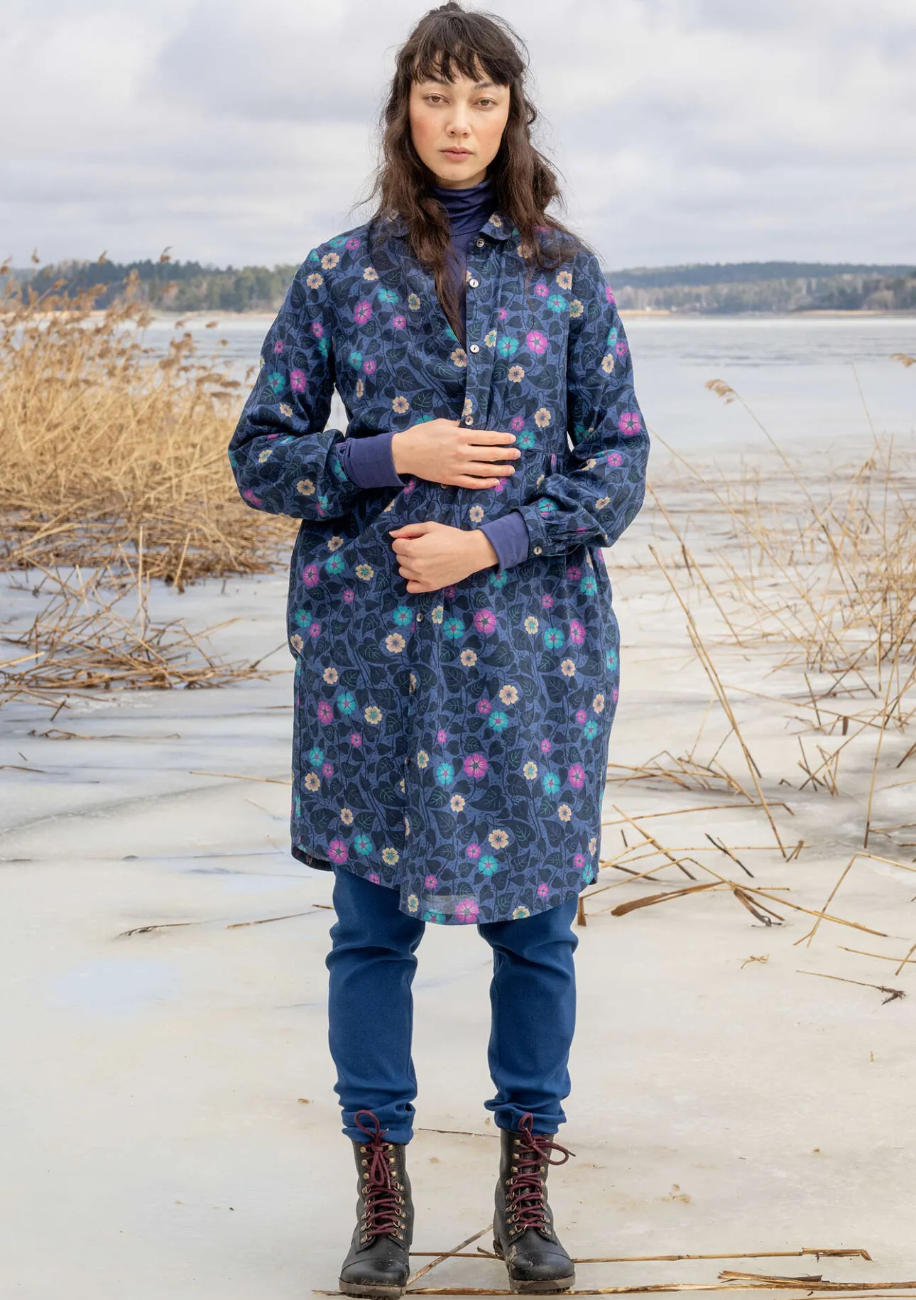 Gudrun Sjödén Kleid „Borealis“ aus Bio-Baumwollgewebe> Kleider