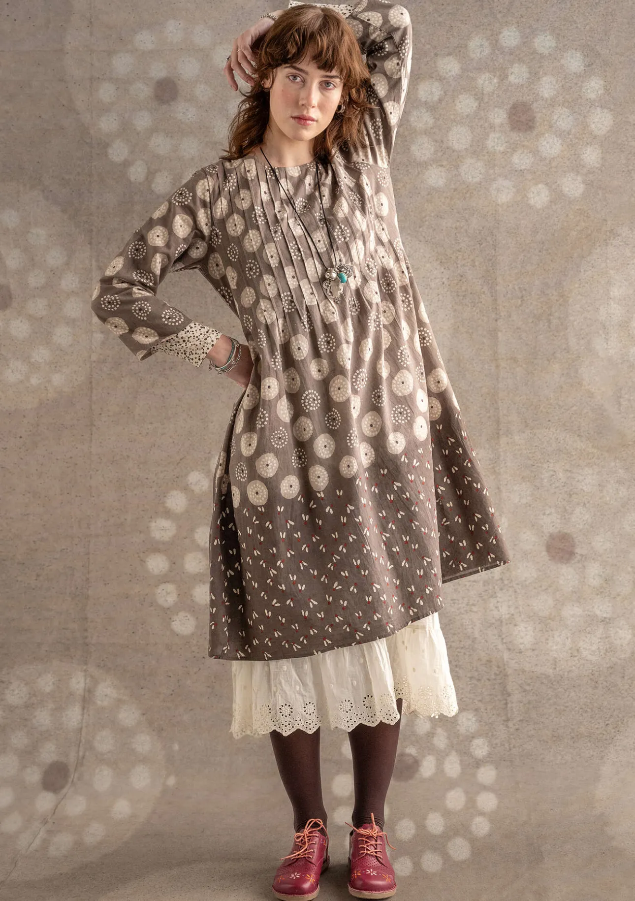Gudrun Sjödén Kleid „Clay“ aus Bio-Baumwollgewebe> Kleider