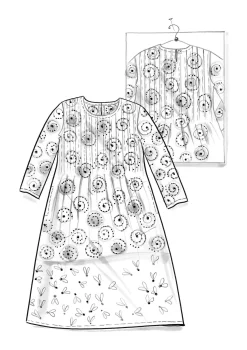 Gudrun Sjödén Kleid „Clay“ aus Bio-Baumwollgewebe><noscript><img width=