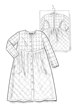 Gudrun Sjödén Kleid „Helga“ aus Bio-Baumwollgewebe><noscript><img width=