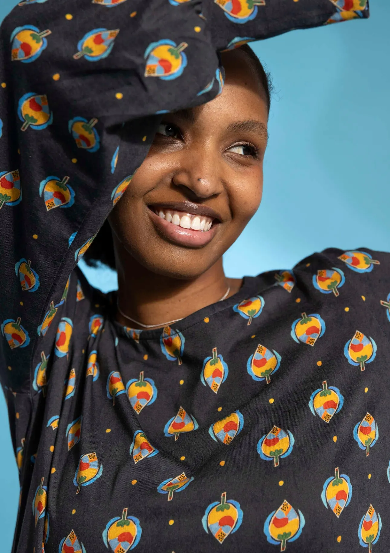 Gudrun Sjödén Kleid „Katmandu“ aus Bio-Baumwolle/Modal> Kleider