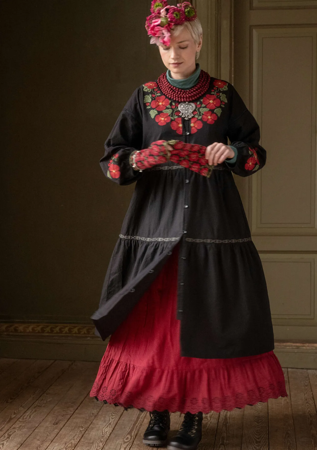 Gudrun Sjödén Kleid „Åland“ aus Bio-Baumwollgewebe> Kleider