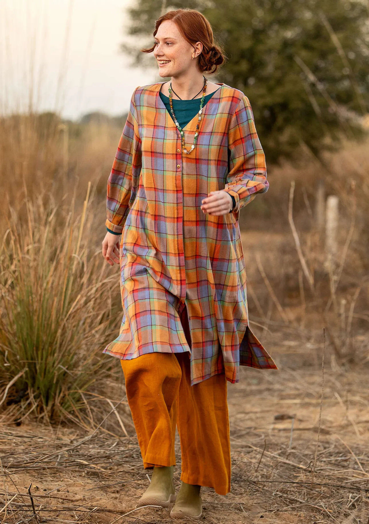 Gudrun Sjödén Kleid „Skagen“ aus Bio-Baumwollgewebe> Kleider
