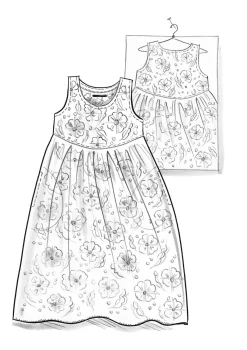 Gudrun Sjödén Kleid „Öst“ aus Bio-Baumwollgewebe><noscript><img width=