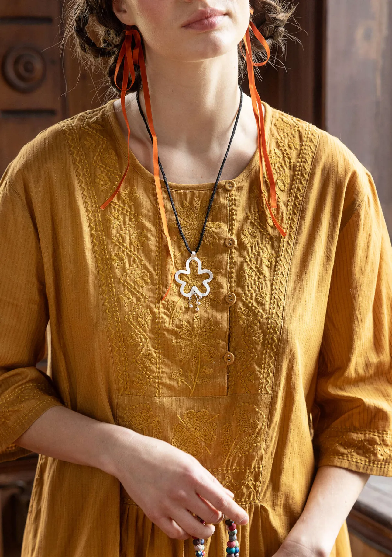 Gudrun Sjödén Kleid „Wanja“ aus Bio-Baumwollgewebe> Kleider