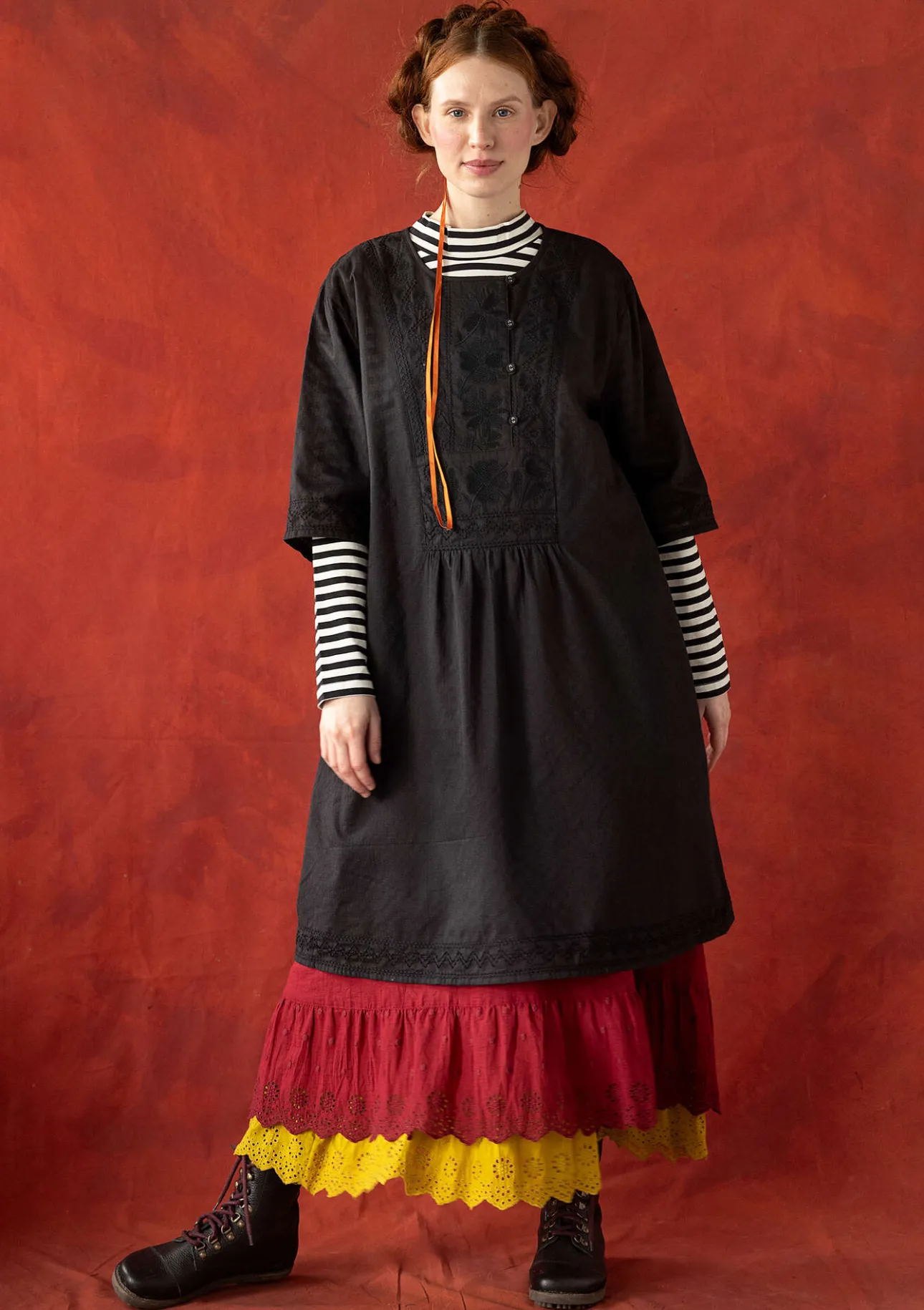 Gudrun Sjödén Kleid „Wanja“ aus Bio-Baumwollgewebe> Kleider