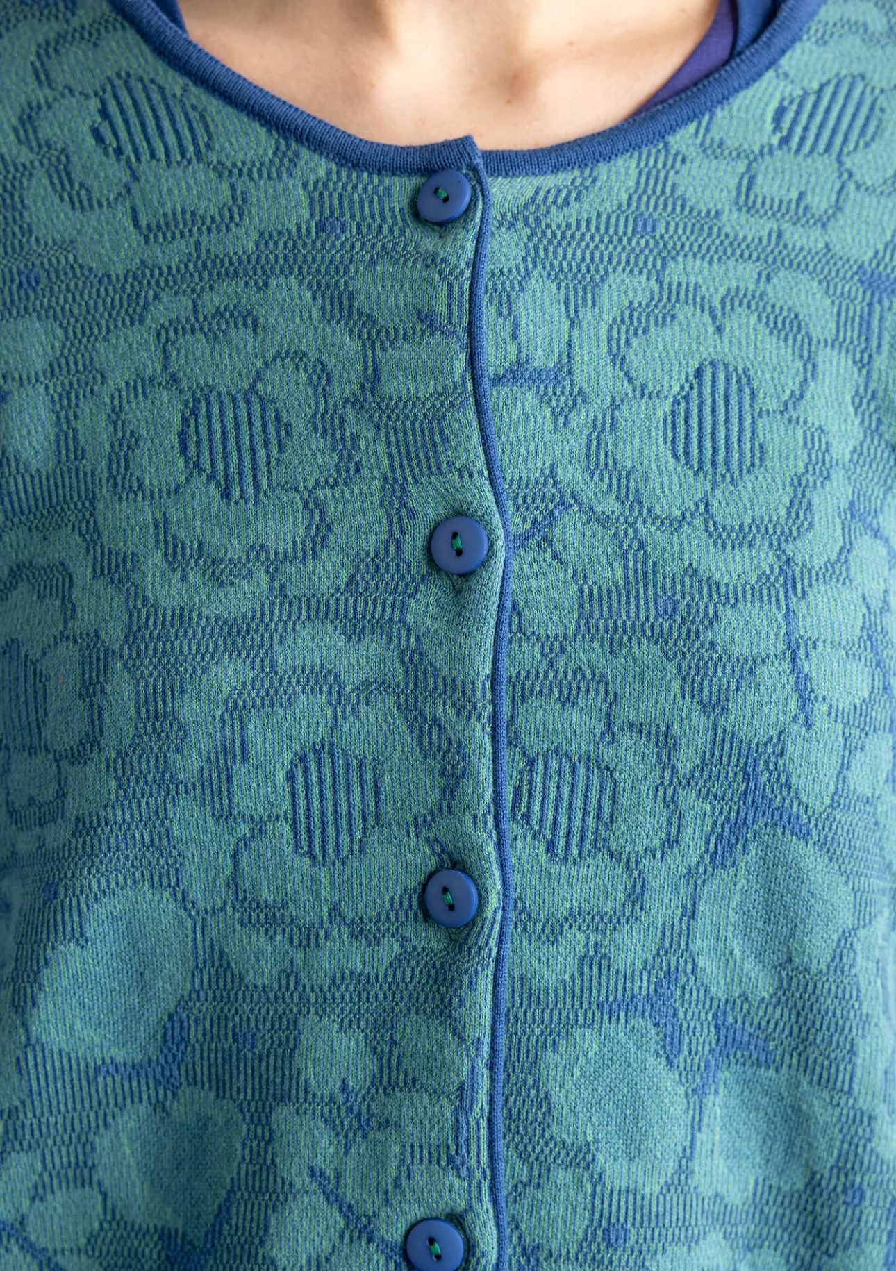 Gudrun Sjödén Langstrickjacke „Astrid“ aus Bio-/Recycling-Baumwolle> Strickjacken